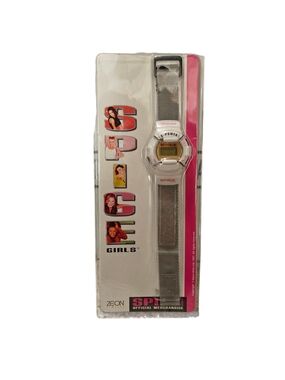 ZEON Spice Girls Watch Brand New in Original Package White/ Grey Version 1997